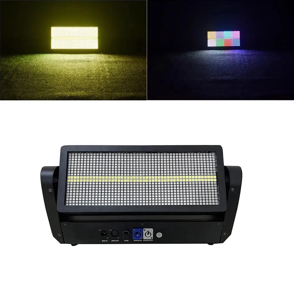 400W Moving Head Strobe Light with 12+12 Section Led RGBW Shaking Flash Wash Effect for Club Stage