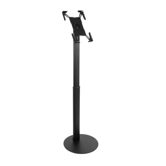 Mount-It! Adjustable Universal Theft-Deterrent Tablet Floor Kiosk Mount for most 9.7" - 13.1" Tablets, Black