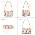 thumbnail image 7 of FORMRS Womens Shoulder Bag with Chain Strap Clutch Purse Cute Tote Handbag, Pink Ice Cream Pattern, 7 of 7