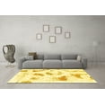 thumbnail image 3 of Ahgly Company Indoor Rectangle Abstract Yellow Modern Area Rugs, 4' x 6', 3 of 4