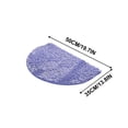 thumbnail image 1 of Baño Alfombras Antideslizantes Alfombra de Medio Círculo, Alfombra de Pie Absorbente, Alfombra de Piso de Entrada Del Baño, Dormitorio, Baño, Alfombra Antideslizante, Alfombras de Piso 40x60cm para El, 1 of 6