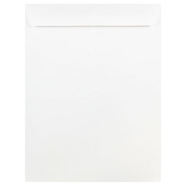 JAM Paper 9 x 12 Open End Catalog Commercial Envelopes, White, 25 per Pack
