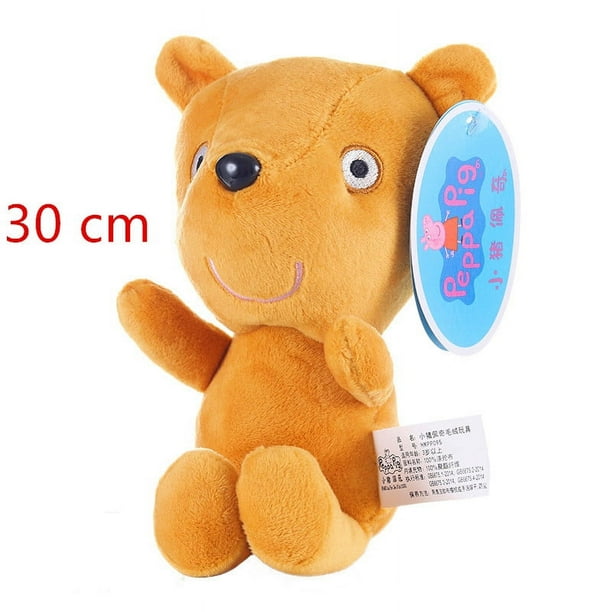 Peppa Pig-muñeco de peluche de algodón para niños, modelo de serie completa, figura de Anime, George, regalos de cumpleaños