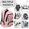 thumbnail image 7 of Pzuqiu Candy Axolotl Schoolbag for Girls 17 Inch Backpacks Lightweight Bookbags Outdoor Camping Hiking Rucksack for Teenagers Students Comfortable Shoulder Bookbag 10-12 Years, 7 of 7