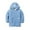 Blue, variant on Esaierr Baby Kids Boys Girls Autumn Winter Hooded Jacket Coat Warm Outwear Mid Length Casual Toddler Thick Hooded Jacket Outerwear Clothes for 3-12Y