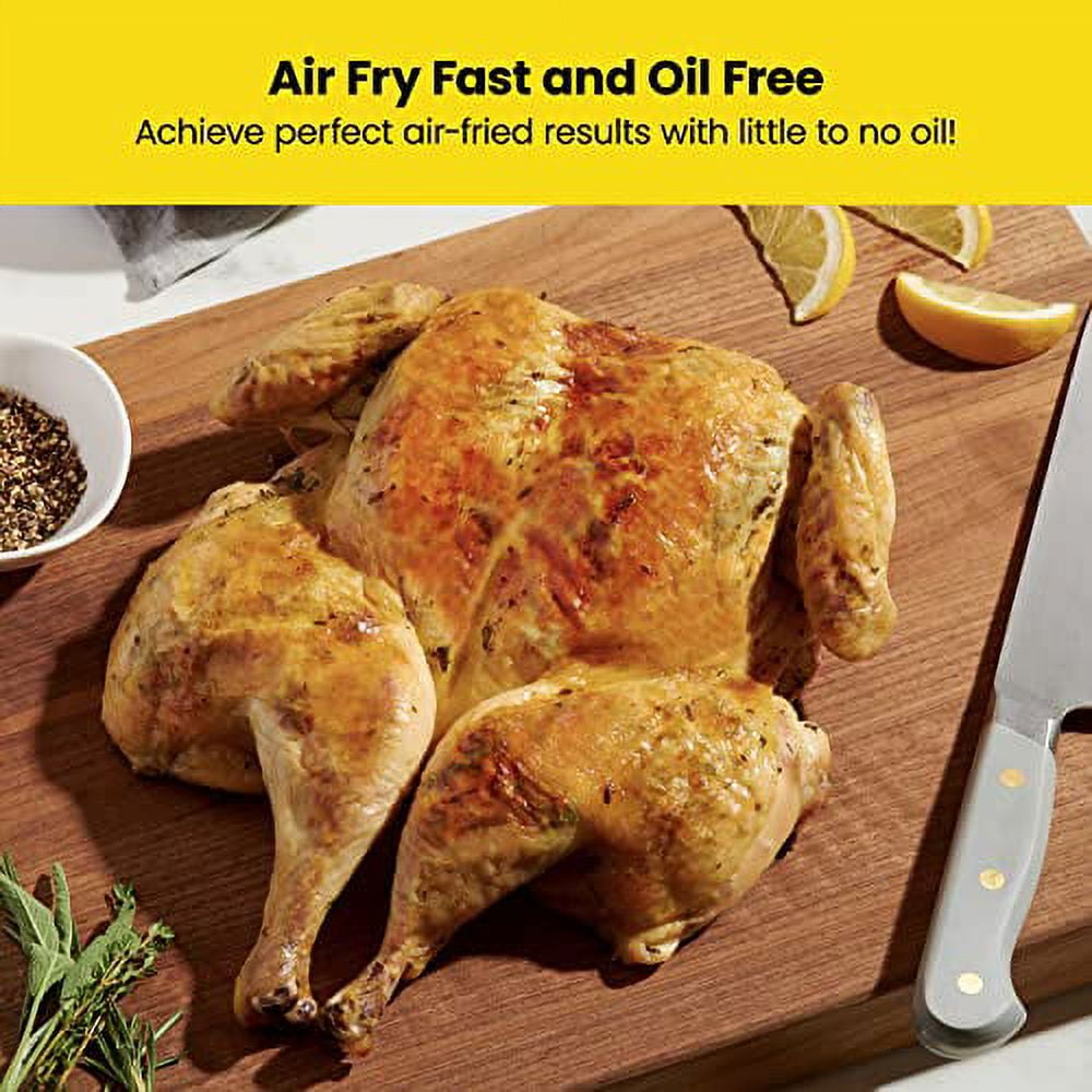 Chefman TurboFry® Touch Air Fryer, XL 8-Qt Family Size, One-Touch Digital  Control Presets, French Fries, Chicken, Meat, Fish, Nonstick  Dishwasher-Safe