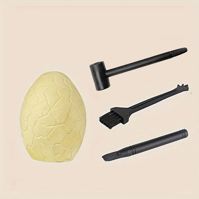 SUTENGDA Dinosaur Egg Excavation Kit for Kids - Plaster Dig & Discover Archaeology Toy Educational Set - Includes Multiple Blind Box Dinosaurs Chisel and Brush for Ages 3-6