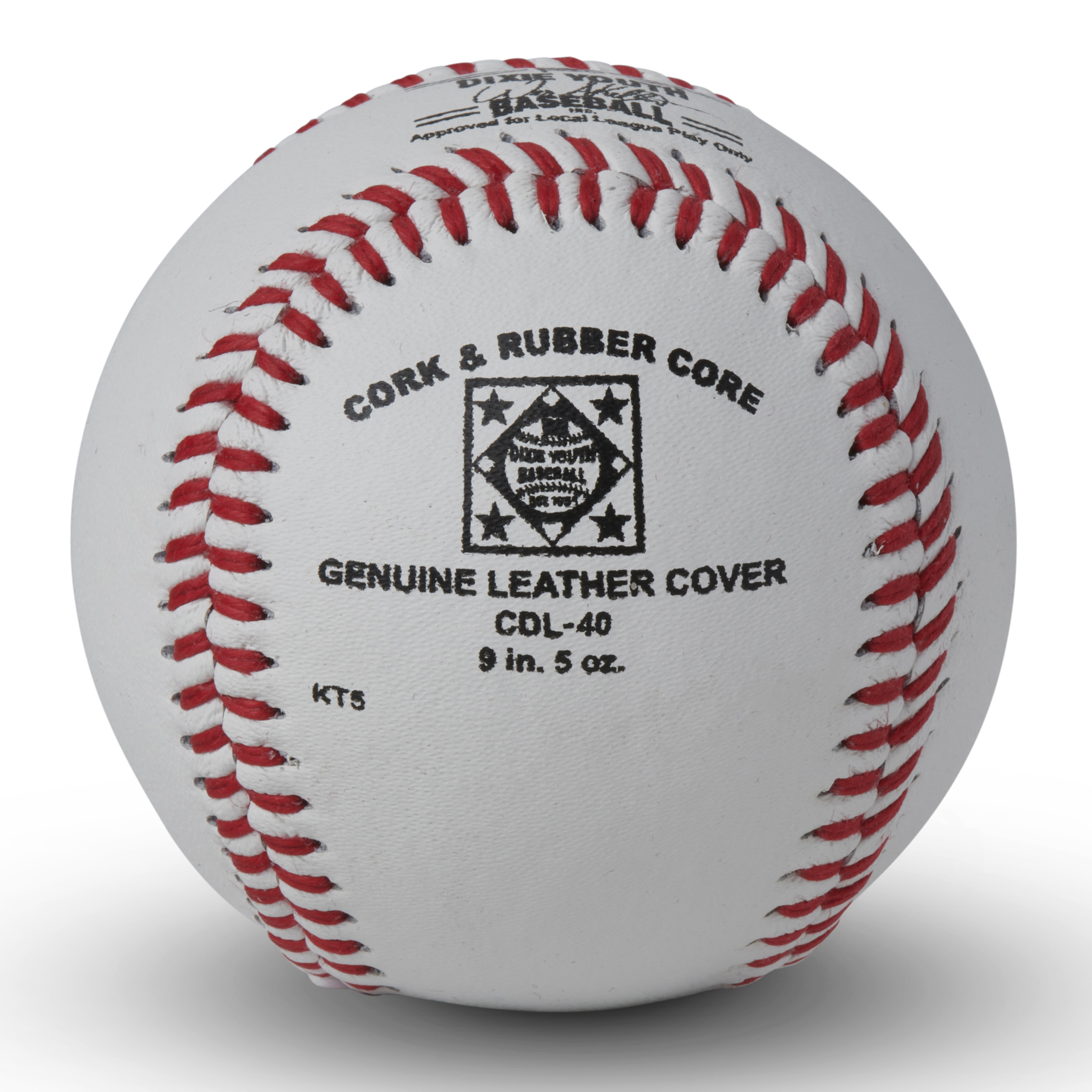 CHAMPRO Dixie League Baseball Category 3, Genuine Leather Cover, 12 Pack