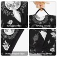 thumbnail image 6 of Moon and Leaf Gothic Pattern Teens Toddler Nap Mat with Pillow, Sleeping Mat Bag for Preschool Daycare 51"x22", 6 of 6