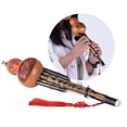 thumbnail image 1 of Hulusi Flute – Professional Handmade Bamboo – Chinese Ethnic Wind Instrument – Gourd-Style – Beginners, Performances & Gifts – Key of C, 1 of 7