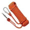 thumbnail image 1 of 12mm 10m 33ft Outdoor Climbing Rope Safety Climbing Rope for Mountaineering Escape Orange Blue, 1 of 17