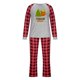 thumbnail image 2 of Pijamas de Navidad Para La Familia Trajes A Juego Hombres Papá Impreso Blusa Cuello Redondo Tops + Conjunto de Pantalones Odeerbi ODB188722, 2 of 6