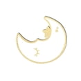 thumbnail image 2 of Espejo colgante con forma de luna de acrílico de madera Espejo decorativo encantador Adornos para el hogar de la habitación de los niños Advancent JJ18596-00, 2 of 6