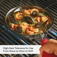thumbnail image 6 of KitchenAid NITRO Carbon 10 Inch Steel Stir Fry Pan, Induction Compatible, Metal Utensil, Broiler and Oven Safe to 750°F, Black, 6 of 8