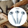 thumbnail image 6 of Colaxi 100 Pieces Self Drillings Screws Woodworking Screws Self Tapping Screws Half Tooth Screws for Wood, 6 of 10