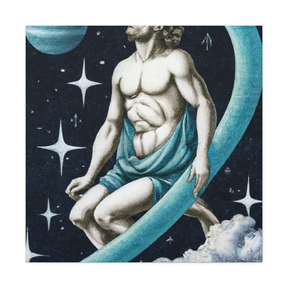 Uranus Seated Grandly - Canvas