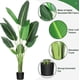 thumbnail image 5 of 5 ft artificial bird of paradise plant con trunks - ideal para para indoor/outdoor, home/oficina decor, perfect housewarming gift, 5 of 6