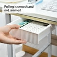 thumbnail image 4 of Mouliraty Sticky Under Desk Drawer, Tray Attachable Under Desk Storage Organizer, Click To Hide Pencil Drawer For Office Home Stationery, 4 of 6