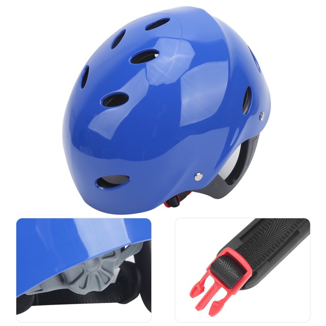 Qiilu Safety Helmet ABS Resin Hard Hat For Water Rescuing Rock Climbing Surfing Water Sports