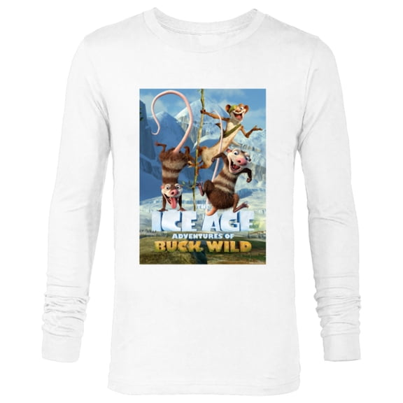 The Ice Age Adventures of Buck Wild - Long Sleeve T-Shirt for Men - Customized-White