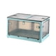 thumbnail image 1 of Organizador de armario con 5 puertas que se abren, duradero, transparente, contenedor de almacenamiento plegable Azul, 1 of 9