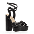 thumbnail image 2 of Sandalias de Fiesta Manila Negro para Mujer [MLA376] negro 25.5, 2 of 10