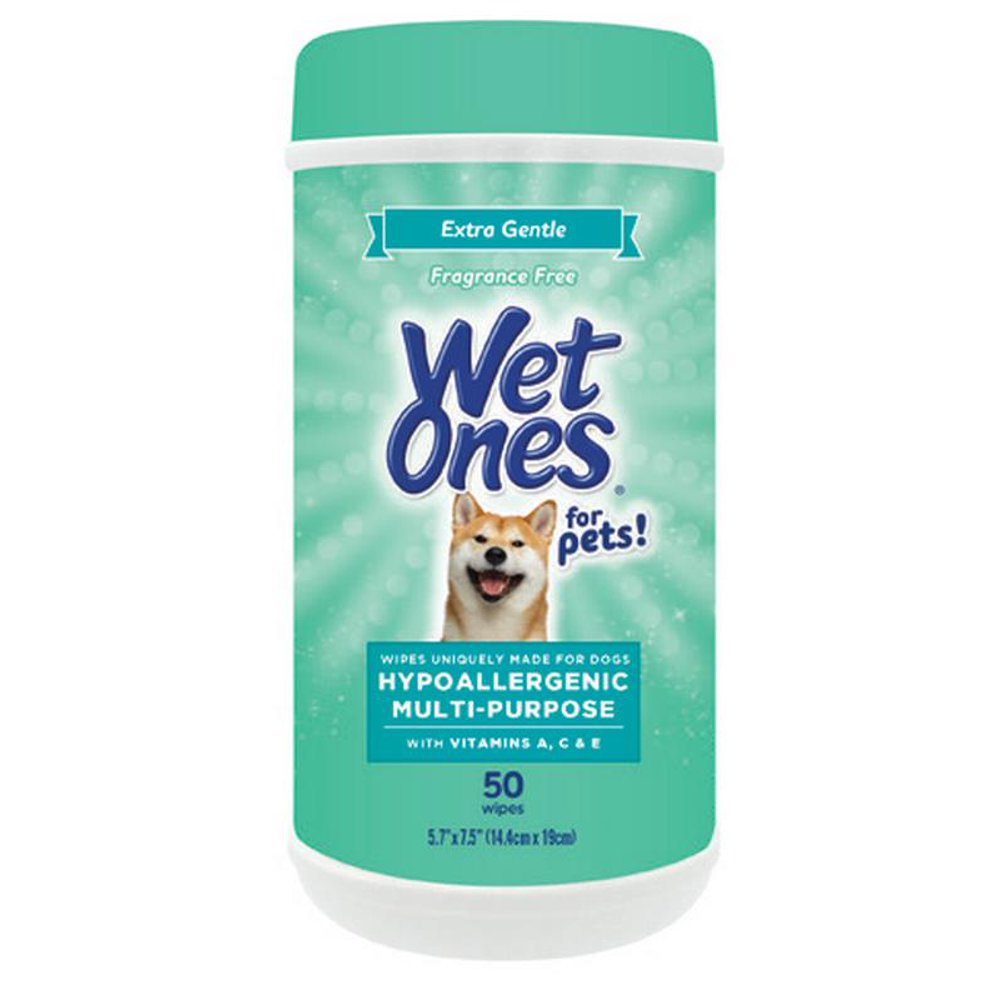 Wet Ones Hypoallergenic Wipe for Dogs 50 ct canister