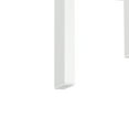 thumbnail image 6 of Euroco Set of 2, Modern Tempered Glass Tea Table Coffee Table End Table, Square Table for Living Room, Transparent/White, 6 of 6