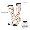 thumbnail image 4 of Fotbe Funny Chicken Calcetas Divertidas Estampadas para Hombre y Mujer, Calcetas de Algodón hasta la Rodilla para Caminar, Correr, Enfermería y Embarazo, 4 of 6