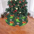 thumbnail image 2 of FMSHPON Halloween Pumpkin Ghost Xmas Christmas Tree Skirt Stand Mat for Holiday Party Decoration Indoor Outdoor 36 inches, 2 of 3