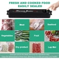 thumbnail image 4 of Máquina selladora al vacío premium, selladora de alimentos para cocina con bolsas de vacío, mini selladora al vacío de alimentos, menor ruido, sellado sin pérdidas, más liviana, adecuada para llevar, 4 of 7