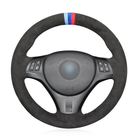Mewant Car Steering Wheel Cover for BMW E81 E87 M E82 E88 1 Series 2005 2006 2007 2008 2009-2013