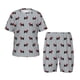 thumbnail image 1 of Balery Polka Dot Christmas Dog Conjunto de Pijama Infantil de Manga Corta con Estampado – Ropa de Dormir de Algodón Suave-X-Large, 1 of 6
