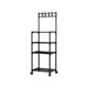 thumbnail image 2 of Estantería de cocina multicapa con estante de almacenamiento | Organizador de suelo para el hogar con ruedas | Carrito utilitario de plástico y acero para baño, sala de estar y organización del hogar, 2 of 6