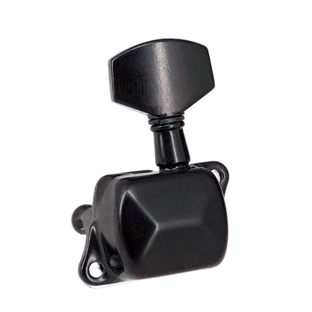 Billuyoard Clavijas de afinación para guitarra de madera, 6 piezas, 6 cuerdas, afinador de cabeza de máquina, reparación de perillas, piezas de repuesto, Artesanía 6 Rechts Billuyoard HA060580-02