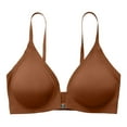 thumbnail image 6 of Brown Large Womens Bra Compression High Large Bras for Women Support Bra for Womens Lightweight Sports Bras for Women Every Day Wear Comfortable Tan Bra High Elasticity Soft B, 6 of 6