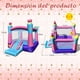 thumbnail image 3 of Casa Inflable Costway Castillo Hinchable Infantil 3 en 1 con Tobogán Área para Saltar Aro de Baloncesto 265 x 334 x 250 cm, 3 of 9