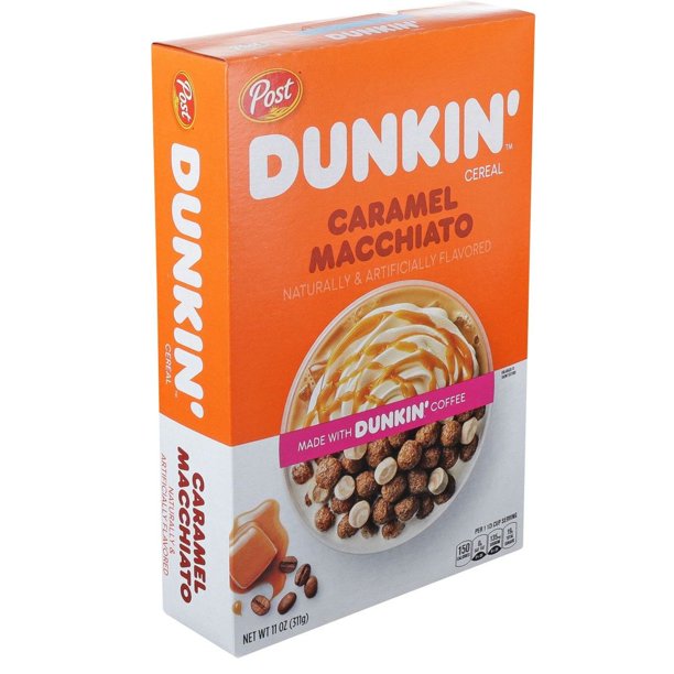 Post Dunkin Caramel Macchiato Cereal, 11 Ounce 10 per case