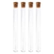 thumbnail image 1 of 4 piezas de corchos, frascos pequeños, tubos de ensayo de vidrio, recipientes pequeños para experimentos, viales de sales de baño, tubos de ensayo con tapones de corcho, 1 of 6