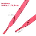 thumbnail image 4 of 1 Paire de Lacets en Polyester Lacets en Cire pour Chaussures à Roulettes (Rose), 4 of 9