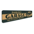 thumbnail image 3 of Grandpa Classic Car Garage Novelty Decor, Metal Wall Sign - 4x18 Inches, 3 of 4