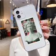 thumbnail image 1 of Funda transparente de gran arte estética David Mona Lisa para iPhone 12 PRO X XR XS SE20 TPU suave para iPhone 13 7 8 Plus 11 Pro MAX Tan Jianjun unisex, 1 of 2