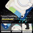 thumbnail image 2 of FJLBDE Case for Lenovo Tab P11/Tab P11 Plus 11 inch with 360 Kickstand, Shoulder Strap Carrying Protective Cover, Multicolor Blue, 2 of 6
