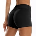 thumbnail image 2 of Kcolen Gym Shorts Women,Ladies Yoga Gym Breathable Spandex Biker Shorts Solid Color High Waist Slim Fit Shorts, 2 of 2