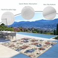 thumbnail image 3 of Spring Flowers Outdoor Rug for Patio/Deck/Porch, Non-Slip Large Area Rug 4 x 6 Ft, Farmhouse Botanical Seasonal Floral Herbs Indoor Outdoor Rugs Washable Area Rugs, Camping Rug Carpet Runner, 3 of 8