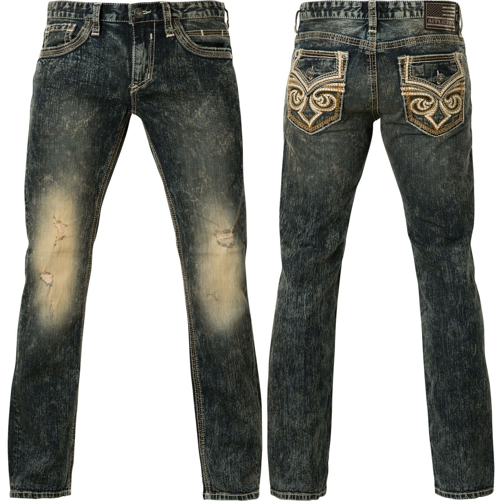 AFFLICTION ACE FLEUR CONDOR Men's Denim 