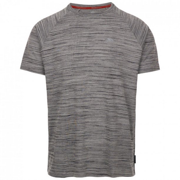 Trespass - Camiseta Leecana de TP75 para Hombre (Gris)