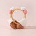 thumbnail image 1 of Orejeras de invierno para mujer, cálidas, forradas de felpa, gruesas, a prueba de viento, anticongelantes, a prueba de frío, elásticas, con aro para el sombrero, orejeras, 1 of 6