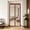 Coffee#27058, variant on Magnetic Screen Door with Full Frame Magnet Closure, Fiberglass Mesh Curtain for Patio Door, Pet Friendly, No-Drill Installation, 100x200cm, Multicolor