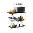 thumbnail image 6 of Veryke 4-Tier Kitchen Baker's Rack Storage Shelf, Microwave Stand with 10 Hooks for Organizer Workstation, 6 of 6